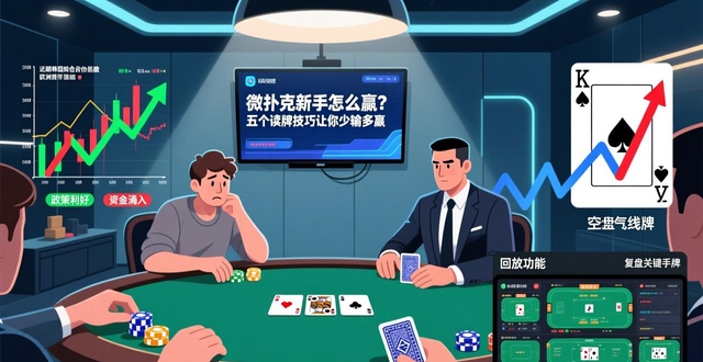 微扑克新手怎么赢?五个读牌技巧让你少输多赢