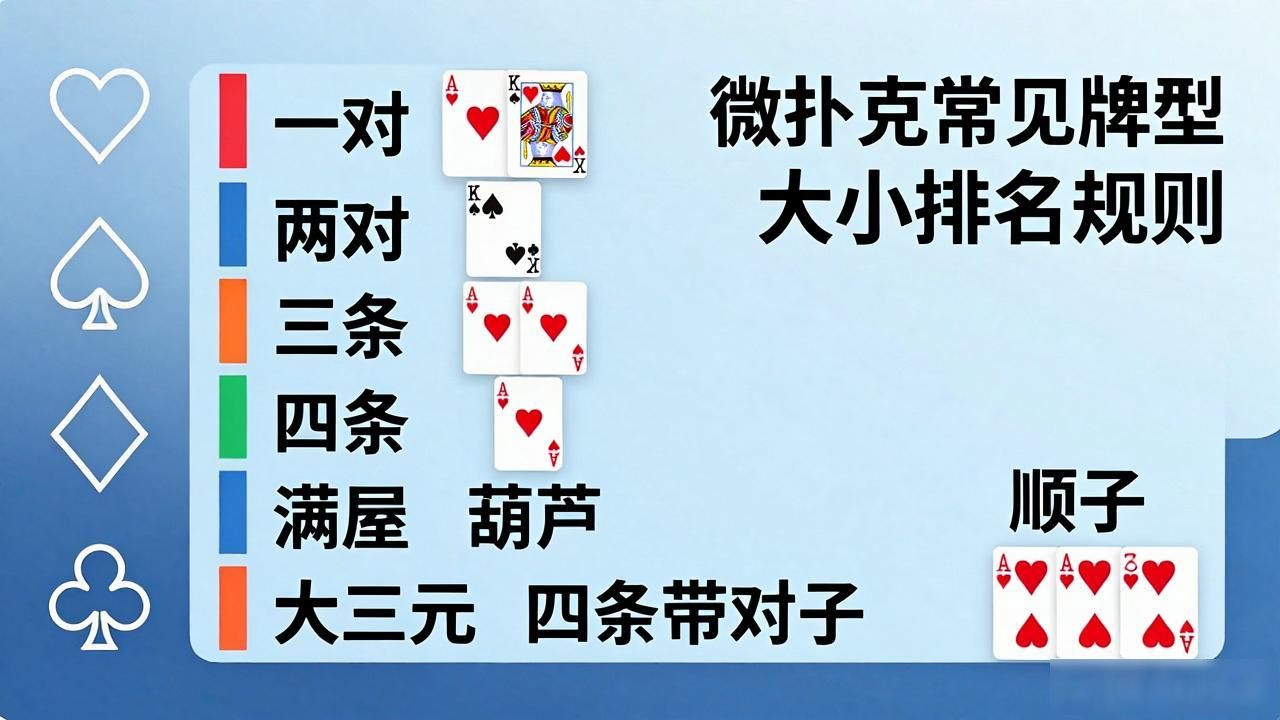 微扑克游戏规则_扑克小游戏规则_扑克游戏玩法大全