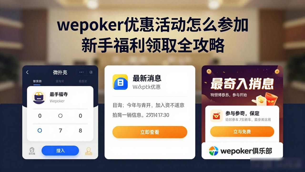 优惠活动宣传语_优惠活动图片_wepoker优惠活动