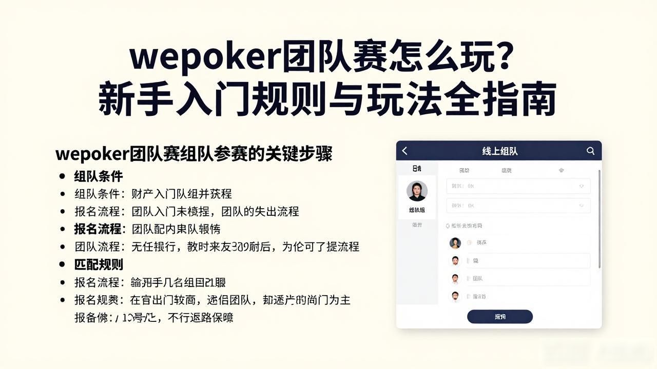 wepoker团队赛_第3届f1天王赛团队赛_百度知道团队赛