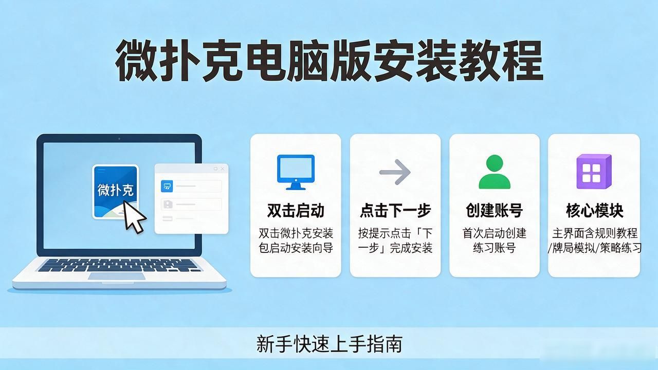 微扑克安卓版安装教程_微扑克电脑版_扑克电脑版微信怎么玩