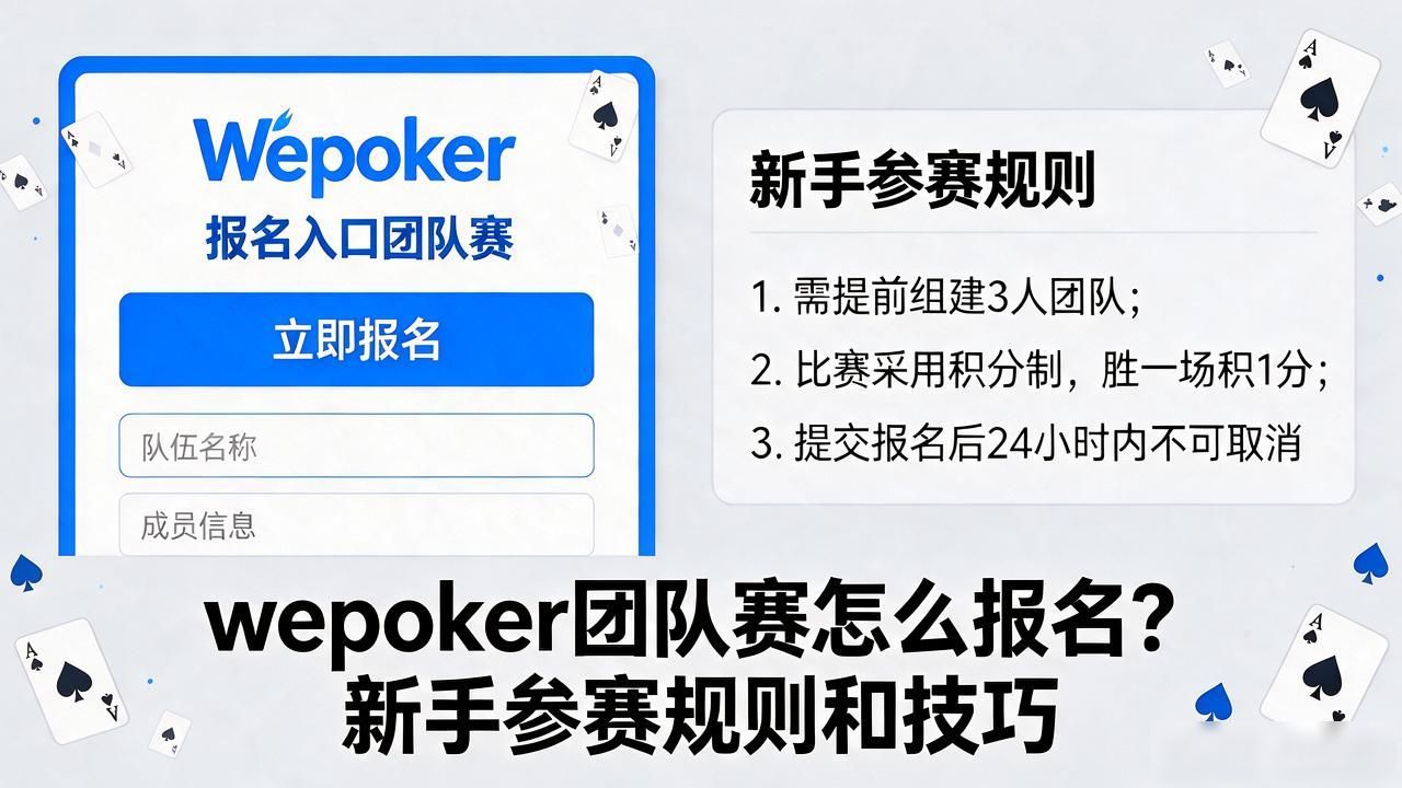 wepoker团队赛_tfc团队格斗赛_f1天王赛2014总决赛团队