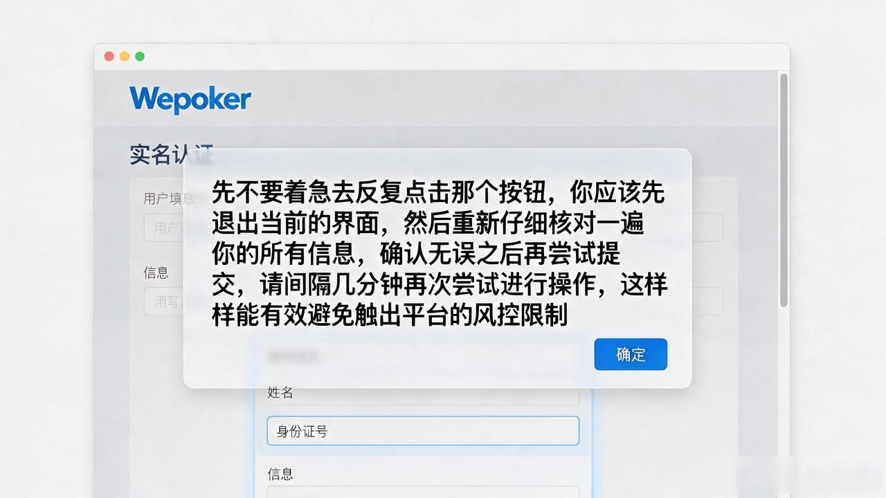 实名认证身份号和姓名_实名认证入口_wepoker实名认证